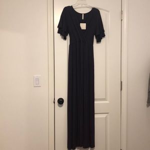 NWT Charcoal maxi dress